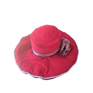 Red Hat Society Red Purple Tabletop Hat Decor Soft Pillow
